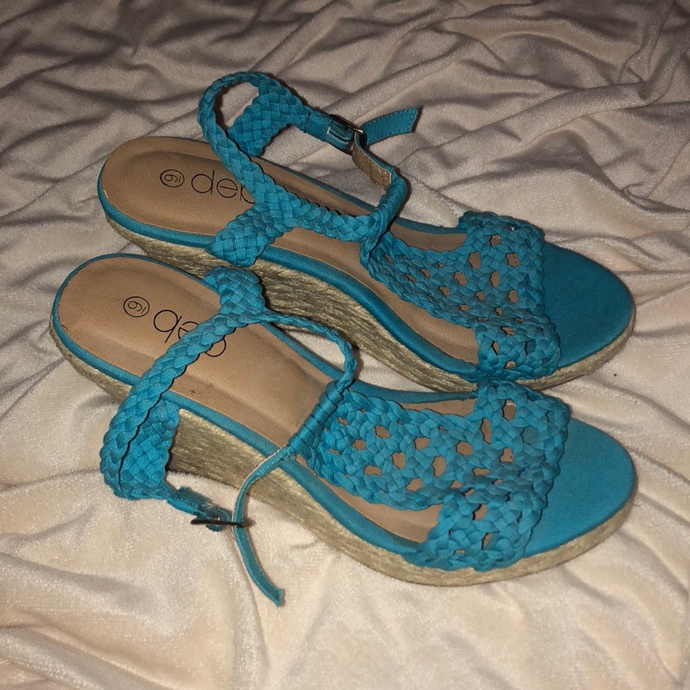 Blue Wedges